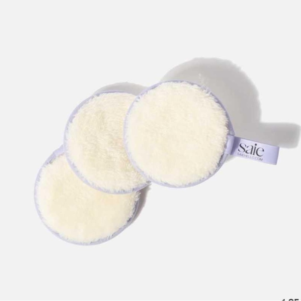 NWT. Saie Reusable Beauty Rounds Pads (3 PK) - Cotton Alternative Eco Friendly